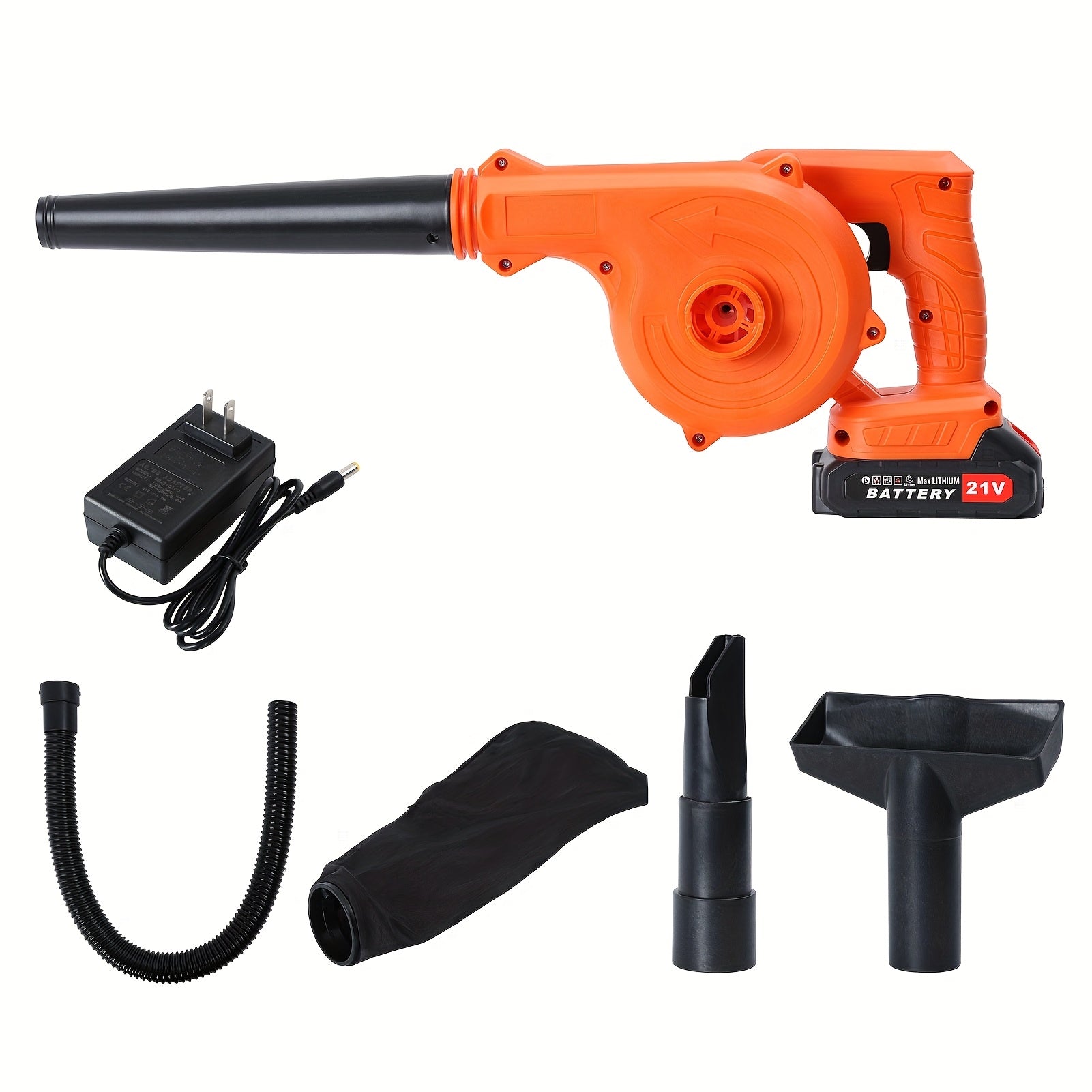 21V Cordless Leaf Blower & Vacuum