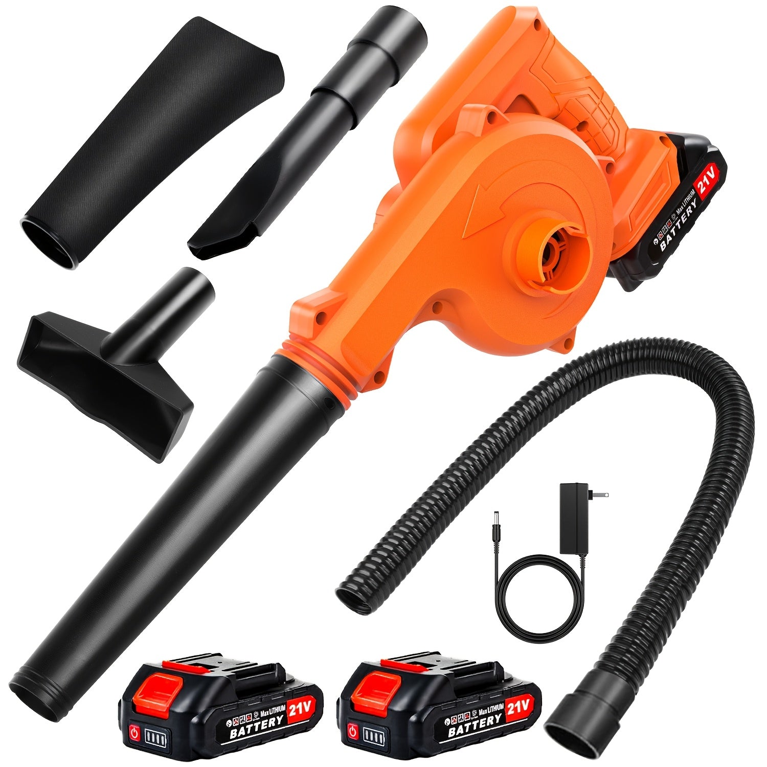 21V Cordless Leaf Blower & Vacuum