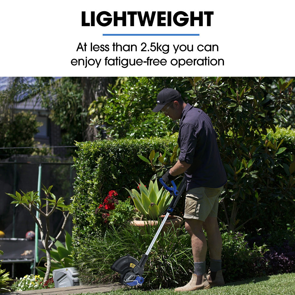 20V Cordless Line Trimmer & Edger Kit – with Battery & Charger