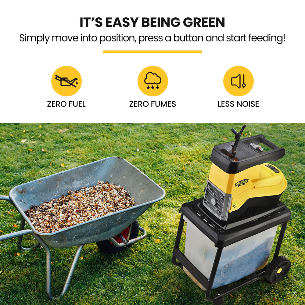 2400W Electric Garden Shredder & Mulcher