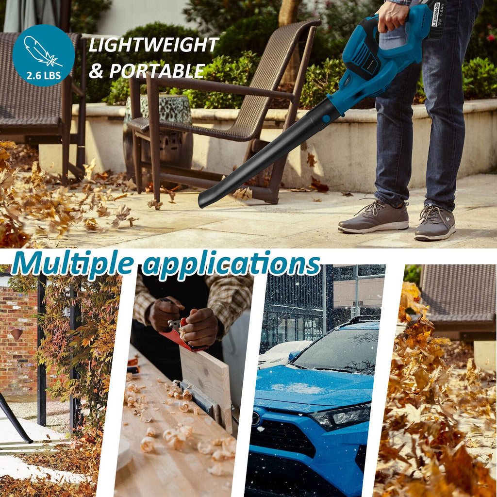 18V Cordless Leaf Blower – Lightweight Garden Tool