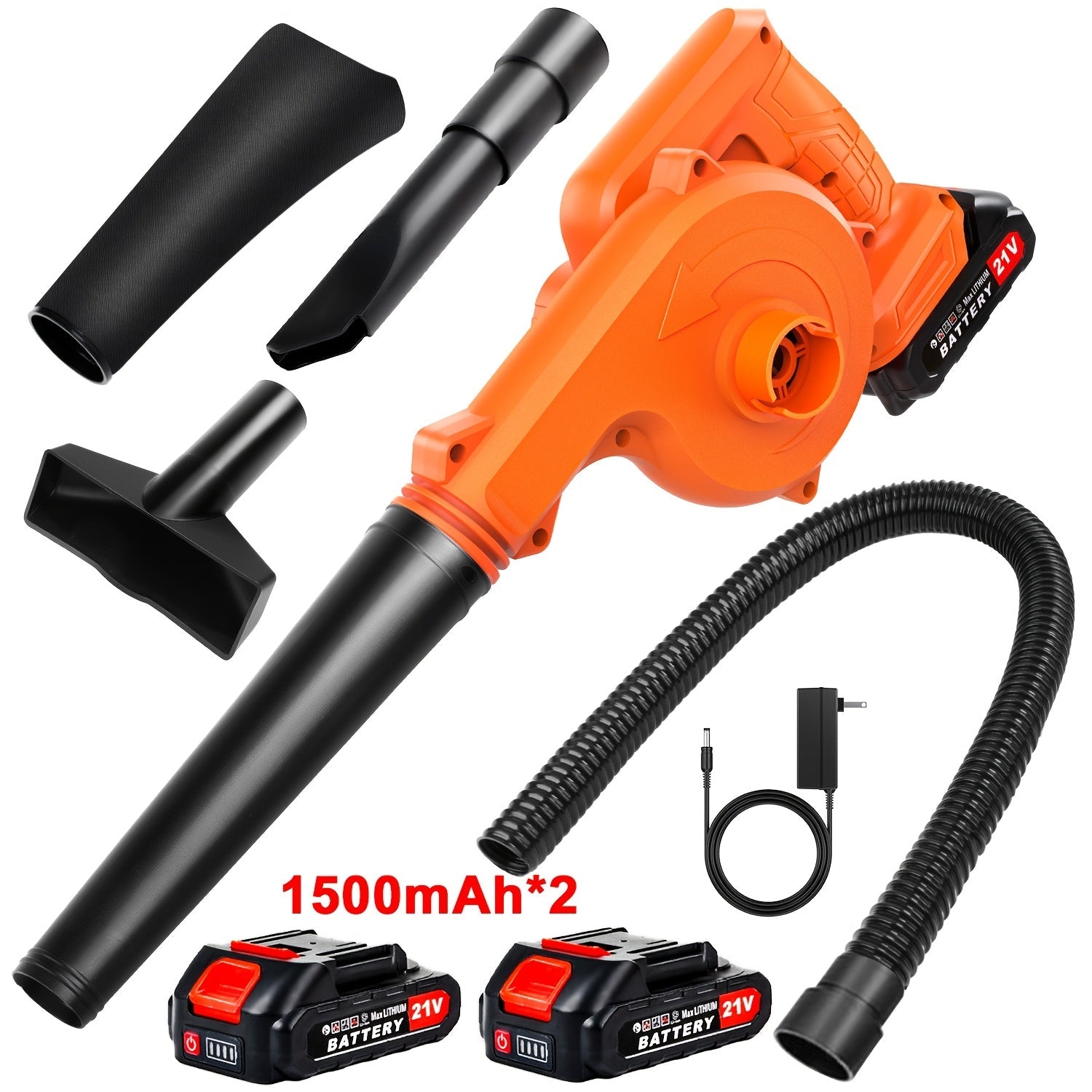 21V Cordless Leaf Blower & Vacuum